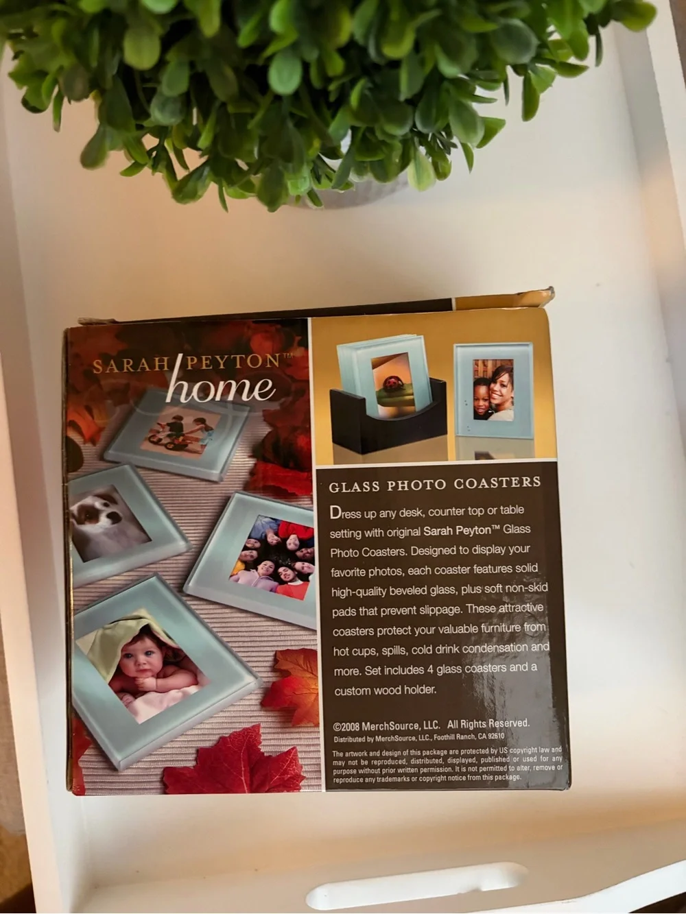 Glass Photo Coasters - Clear (3)